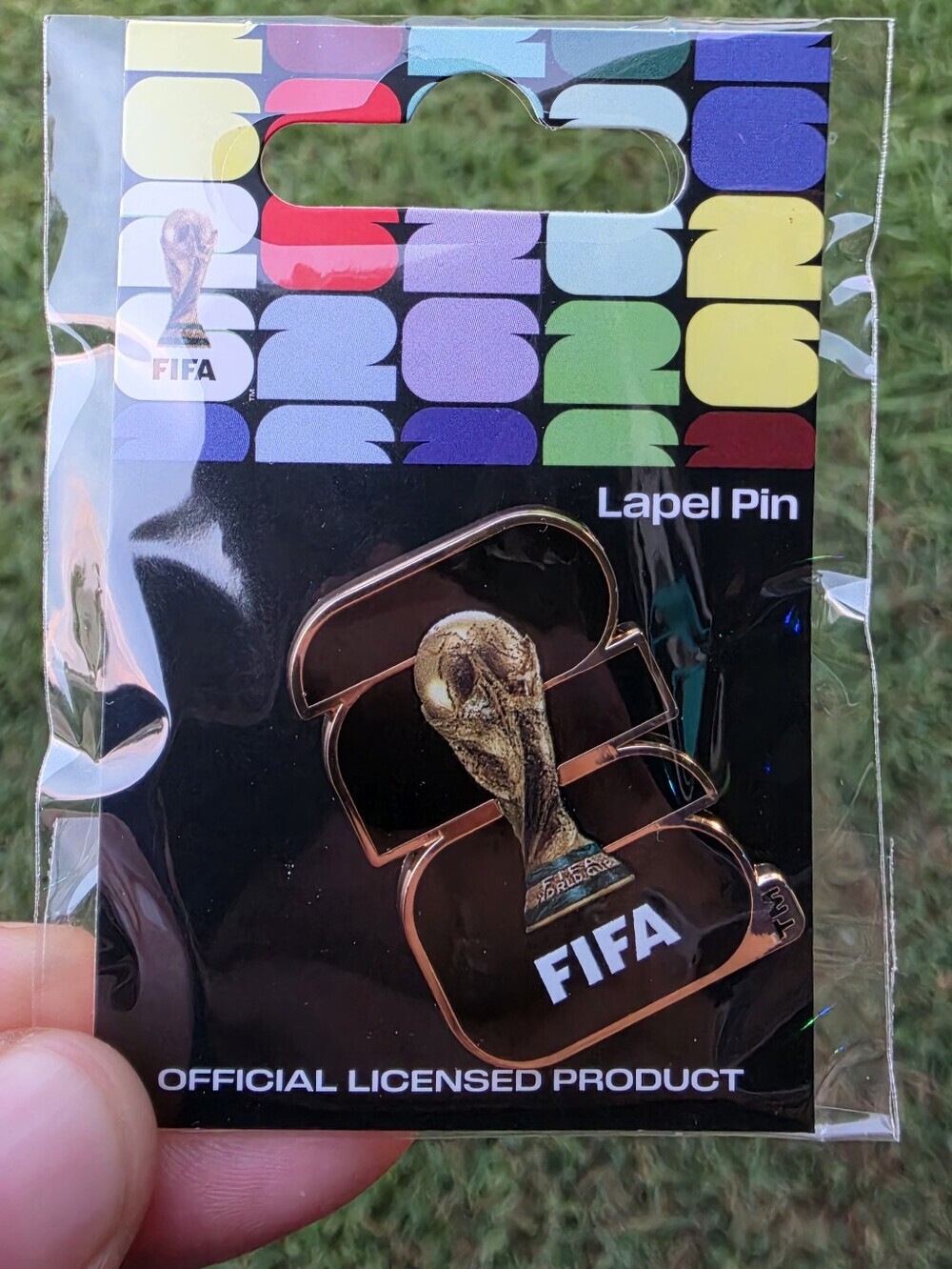 FIFA World Cup 26 Logo Pin Badge NEW